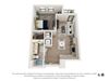 1Z Floor Plan 1Z Floor Plan at The Baxly, Savannah, 31401